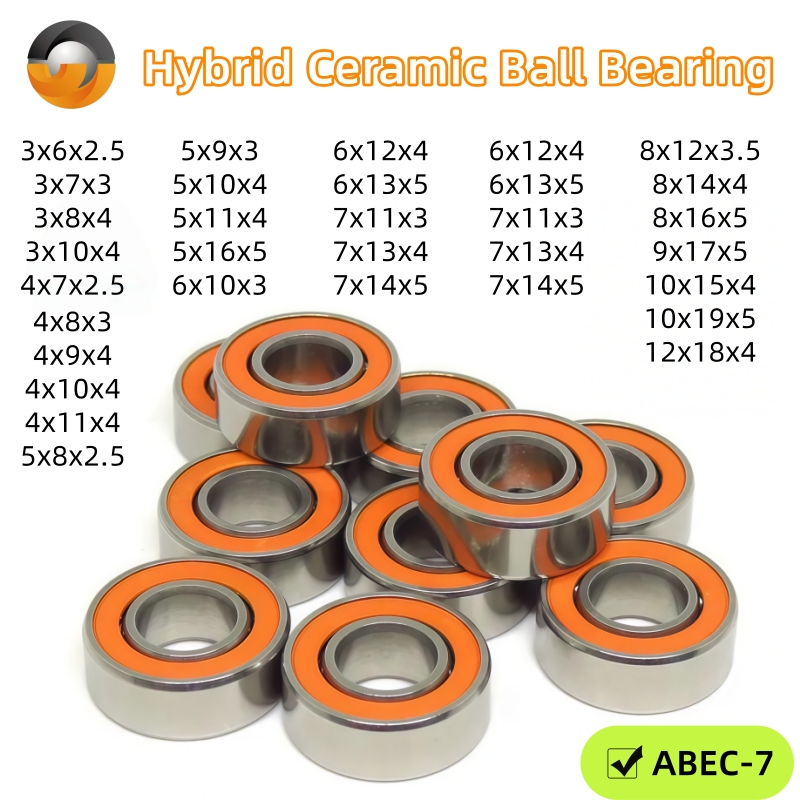 Baitcasting Reel - 10 stuks RVS hybride keramische lagers