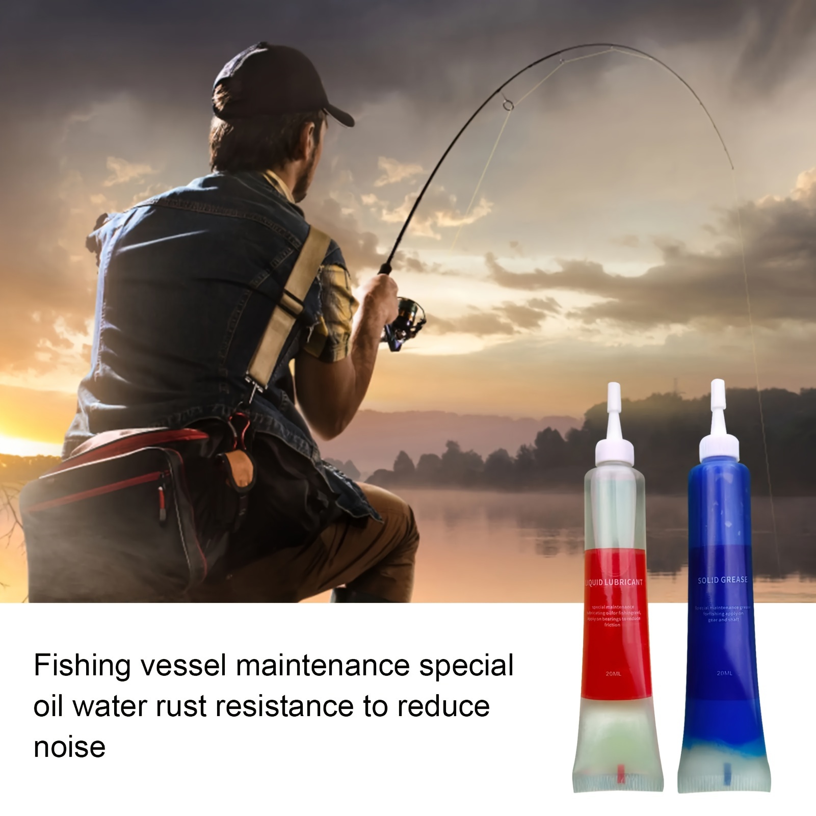 Reel Oil - 4-delige onderhoudsset voor vismolens: beschermend vet