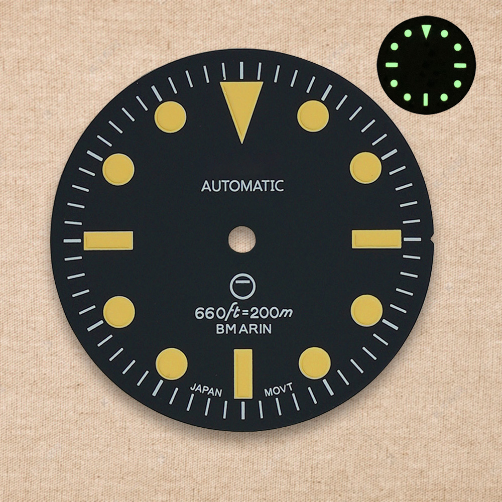 28,5 mm S-logo Retro wijzerpla - Reel Case recensie en prijs
